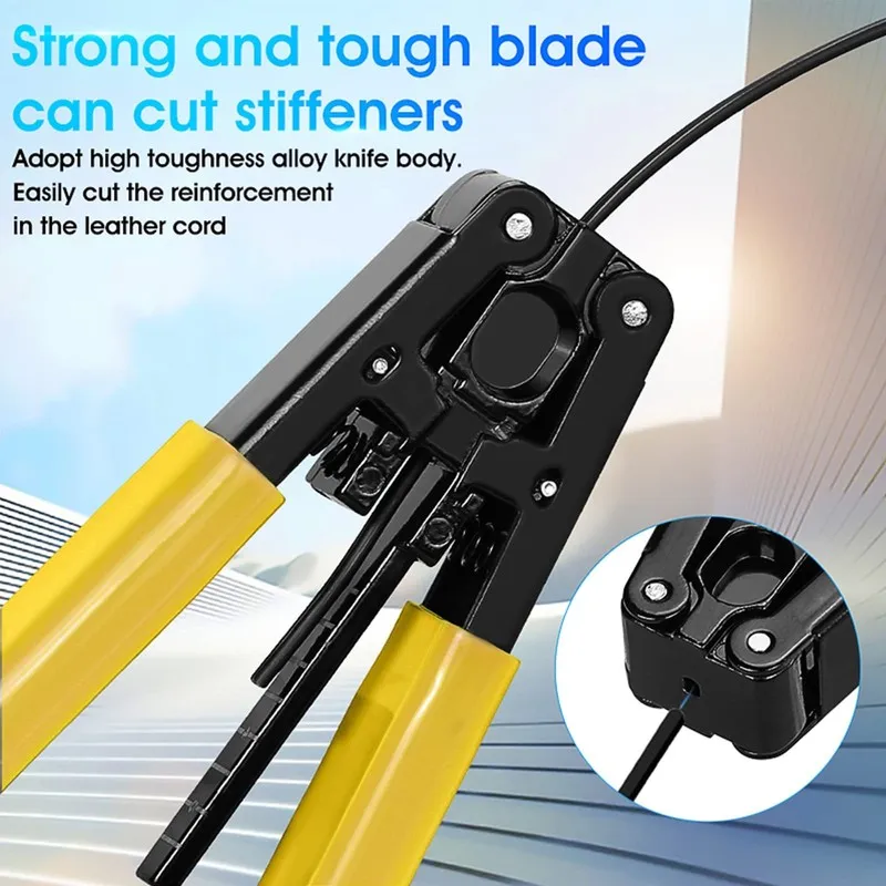 Стриппер Fiber Optic Drop Cable Stripper Indoor 3.1x2.0 mm FTTH Stripping Plier — фото лота 2