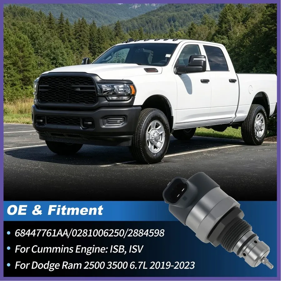 Трубопроводная арматура Fuel Pressure Regulator, Cummins 6.7L Nissan 5.0L Bosch 