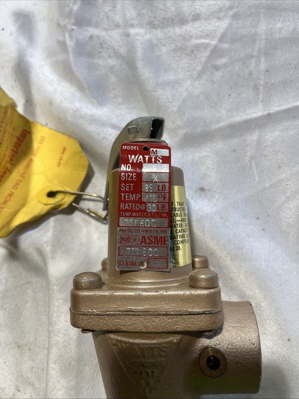 Трубопроводная арматура Watts No.40xL 8 Pressure Regulator 3/4 Inch NPT 85lbs — фото лота 2
