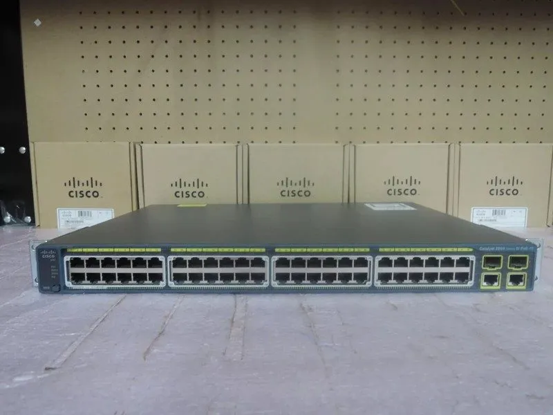 Коммутатор Cisco Catalyst WS-C2960-48PST-S 48-Port 10/100 PoE 2xGbE 2xSFP Switch