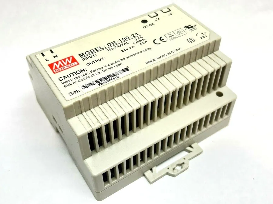 Блок питания Mean Well DR-100-24 Industrial DIN Rail Power Supply 24VDC 4.2A