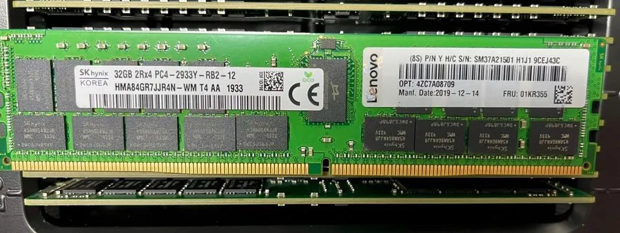 Модуль памяти 01KR355 32GB 2RX4 DDR4 PC4-2933Y 4ZC7A08709 HMA84GR7JJR4N-WM