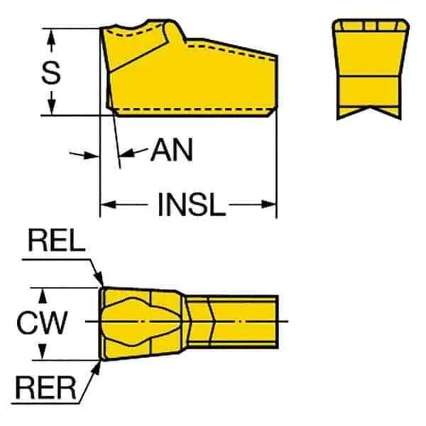 Режущий инструмент Sandvik Coromant Carbide Cut-Off Insert N151.2-250-5E 1125 (C