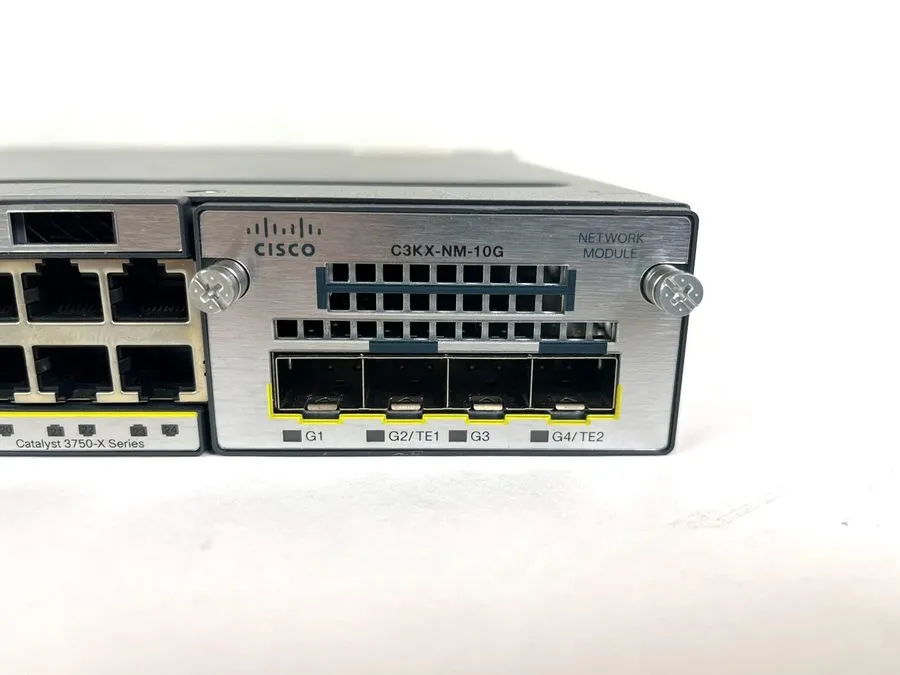 Коммутатор Cisco Catalyst 3750X 24-Port Switch WS-C3750X-24-E with 10G Uplink Mo — фото лота 1