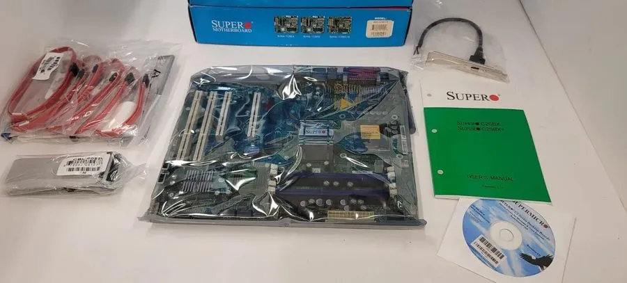 Плата Supermicro C2SBX / MBD-C2SBX LGA 775 Intel X38 ATX Mother Board — фото лота 1