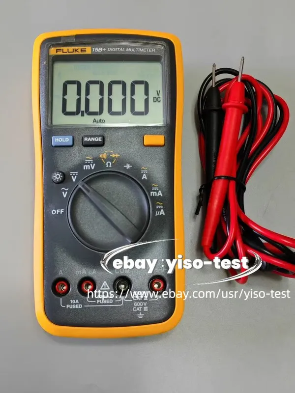 Мультиметр Fluke digital multimeter 15B+instrument automatic range AC/DC 1000V v