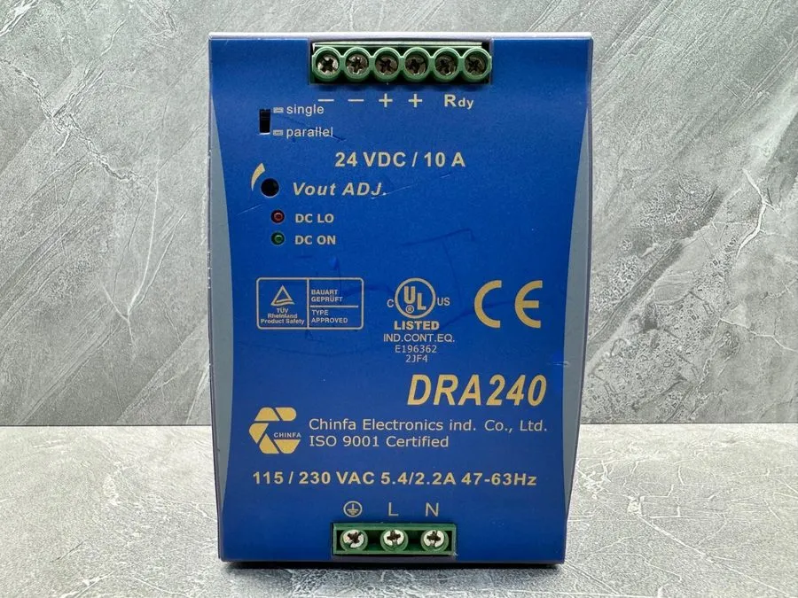 Блок питания Chinfa DRA240-24A 24VDC 10A 240W DIN Rail Power Supply