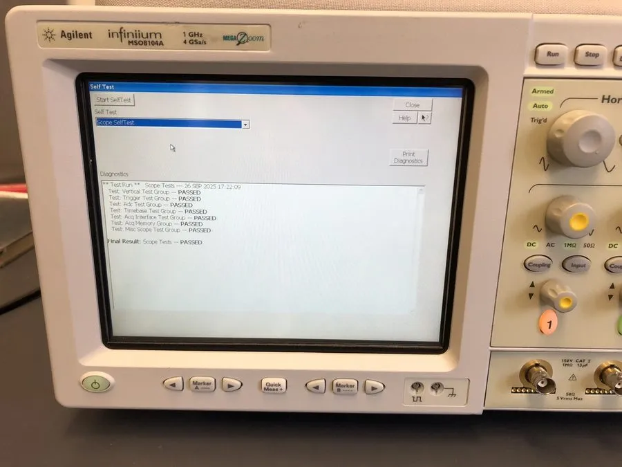 Осциллограф Keysight MSO8104A Infiniium Mixed Signal Oscilloscope 1Ghz 4GS/s, 12