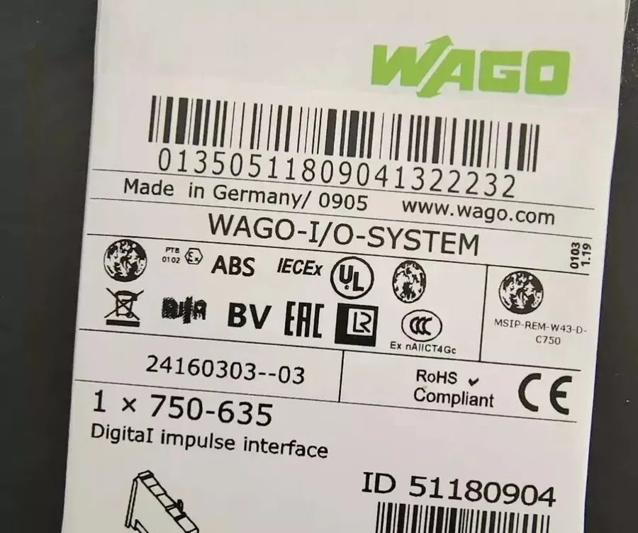 Модуль Wago 750-635 Digital Impulse Interface Module