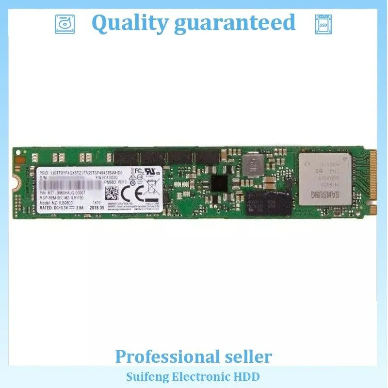 SSD-накопитель Samsung PM983 960GB SSD M.2 NVMe PCIe Solid State Drive MZ1LB960H
