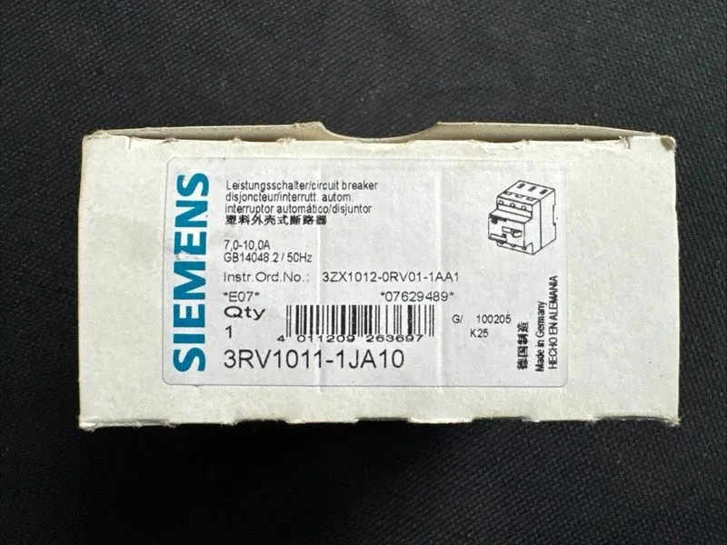 Автоматический выключатель SIEMENS 3RV1011-1JA10 Motor Protection Circuit Breake
