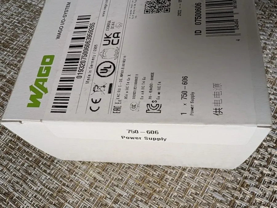Блок питания Wago 750-606 24 VDC Power Supply Module — фото лота 1