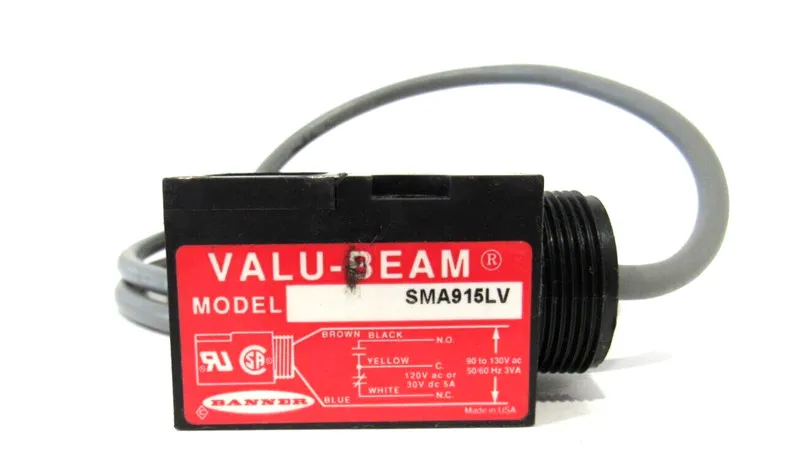 Фотоэлектрический датчик Banner SMA915LV 25879 Valu-beam Photoelectric Sensor 12