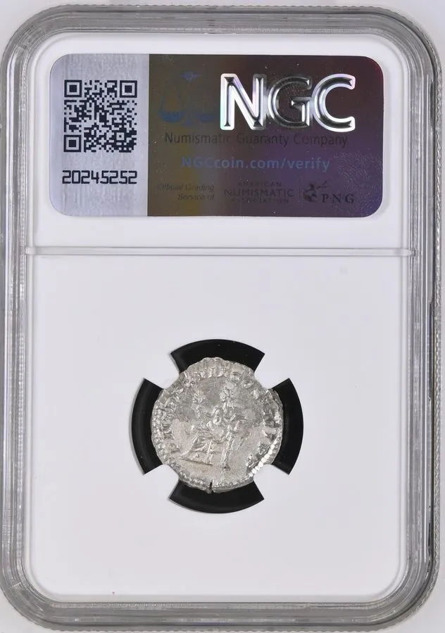 Лабораторный прибор 198-217 AD Caracalla w/Hercules Ancient Roman Silver AR Dena