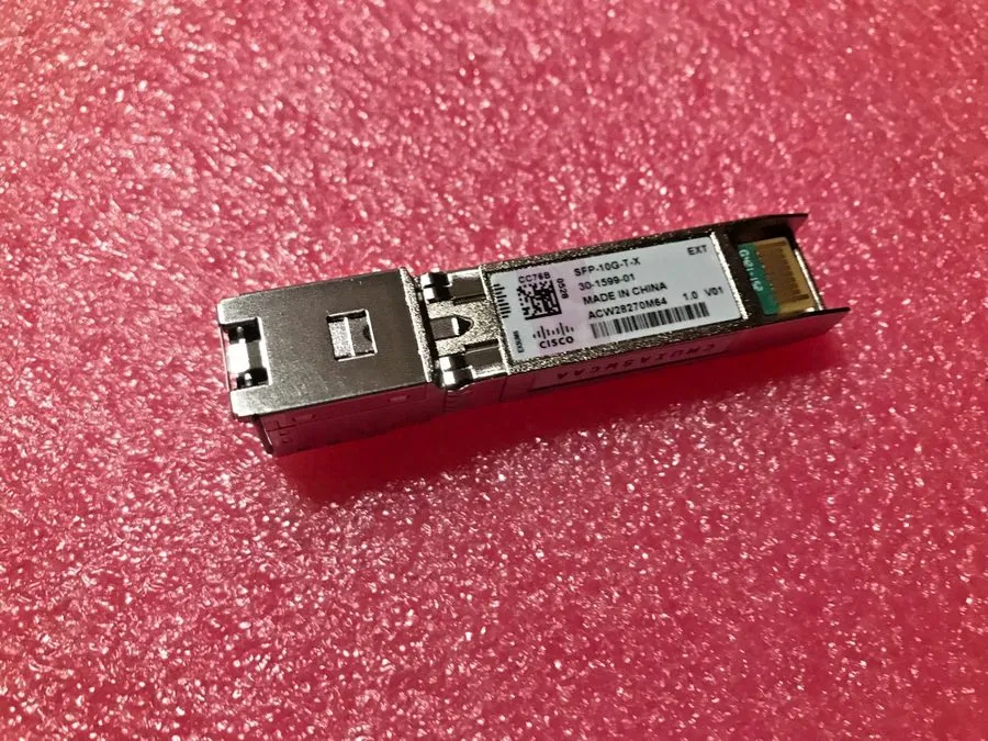 Трансивер Cisco SFP-10G-T-X SFP+ 10GBASE-T Copper RJ45 Transceiver 30m w/ Hologr