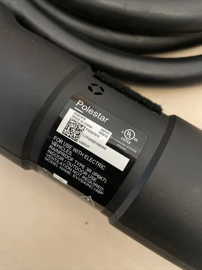 Аккумулятор Volvo Polestar EV Charger XC60 XC90 XC40 S60 S90 Charging Cable 12am