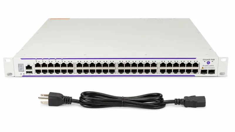 Коммутатор Alcatel-Lucent OmniSwitch OS6450-P48 48-Port PoE+ 10G SFP+ Switch