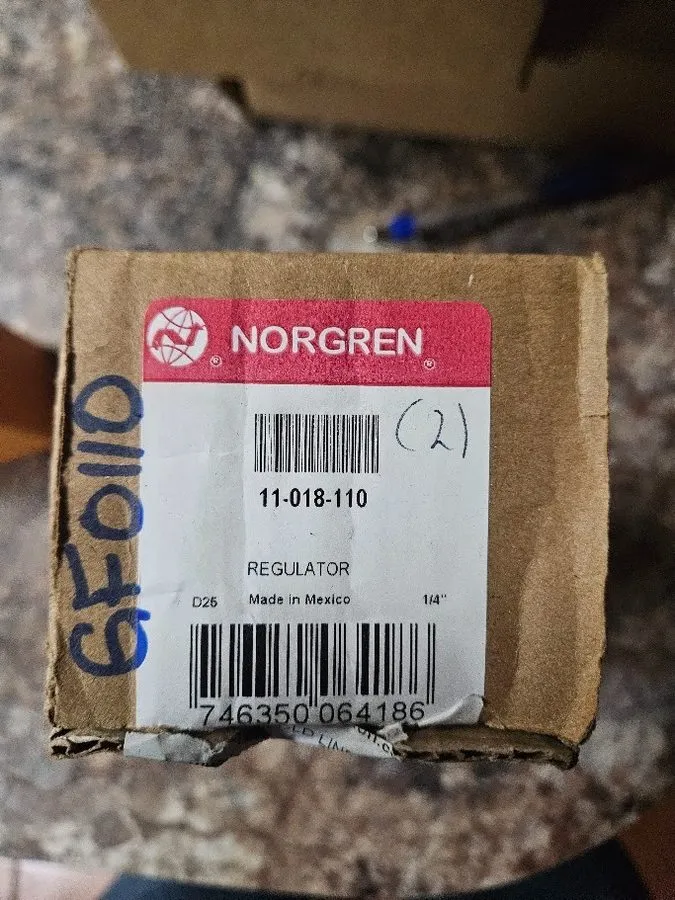 Трубопроводная арматура Norgren 11-018-110 Air Pressure Regulator No Handle, 150 — фото лота 1
