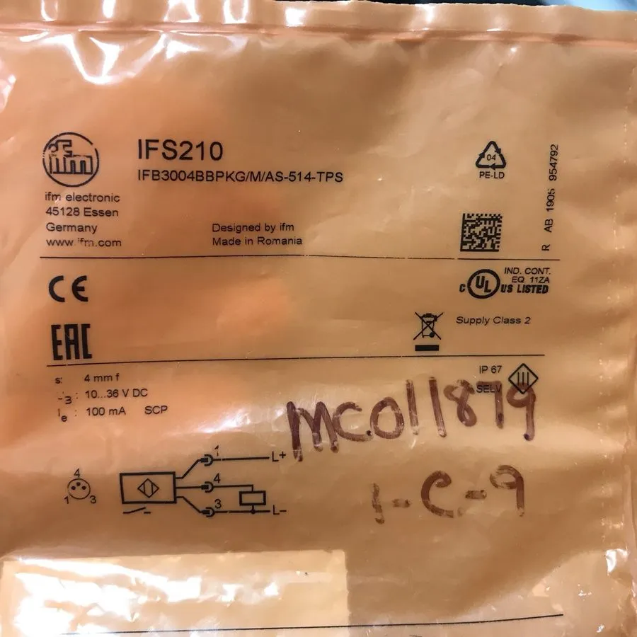 Датчик приближения IFM IFS210 Inductive Proximity Sensor M12
