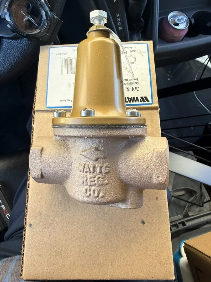 Трубопроводная арматура WATTS N250B-Z2-020 -3/4" WATER PRESSURE REGULATOR #03219 — фото лота 1