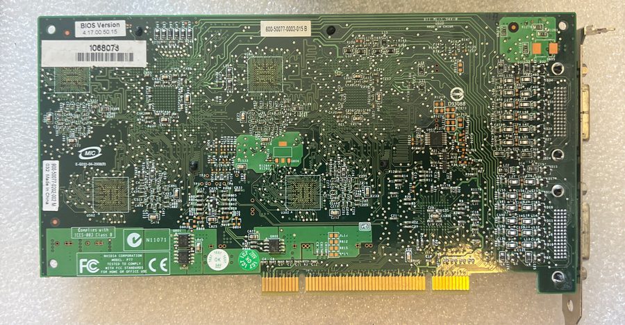 GPU-ускоритель P77 180-50077-0000-A05 OW7881 nvidia QUADRO4 400 nvs pci quad vga — фото лота 1