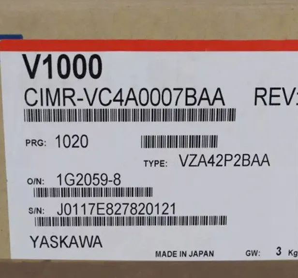 Частотный преобразователь Yaskawa CIMR-VC4A0007BAA V1000 Inverter