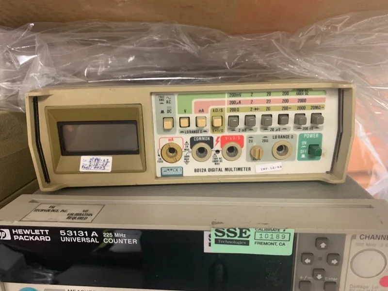 Мультиметр 3X, Fluke 8012A Desktop Digital Multimeter 1K no probes