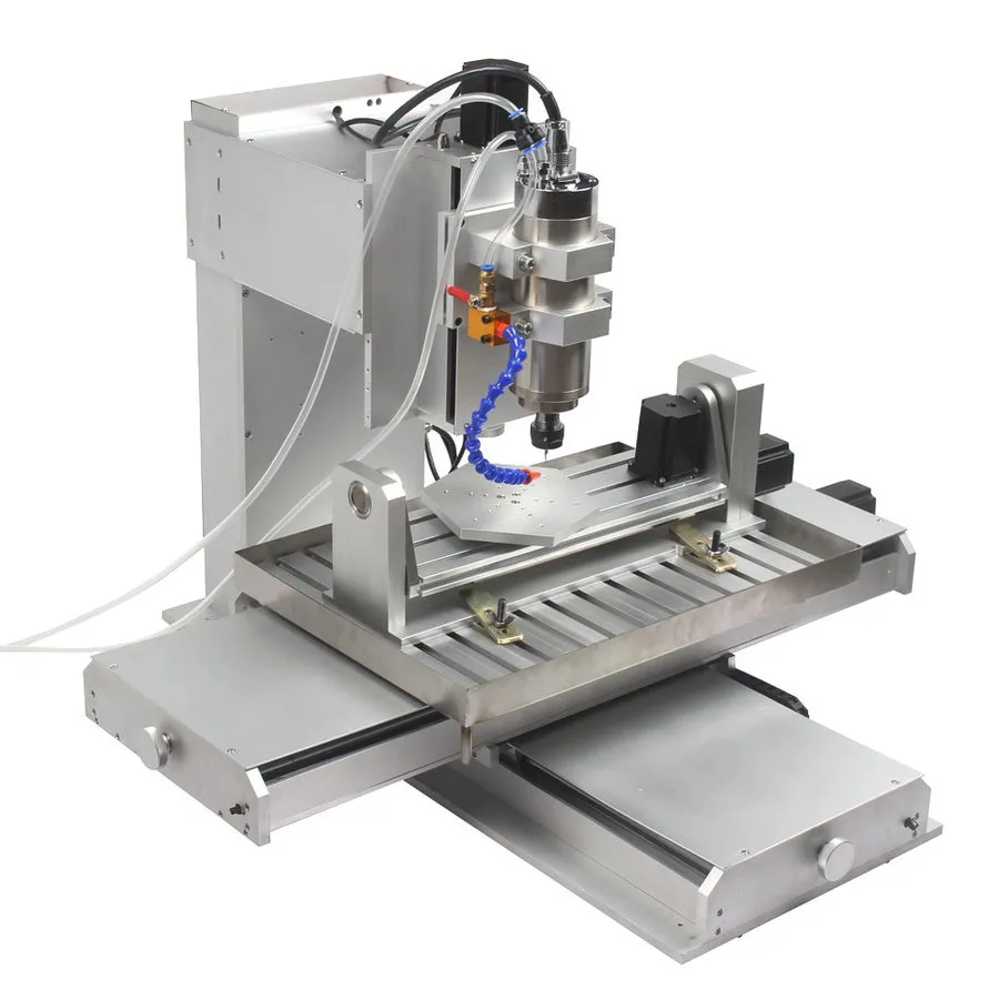 Оборудование ЧПУ HY6040 5axis CNC Router Engraver Mach3 USB Metal Aluminum Milli — фото лота 2
