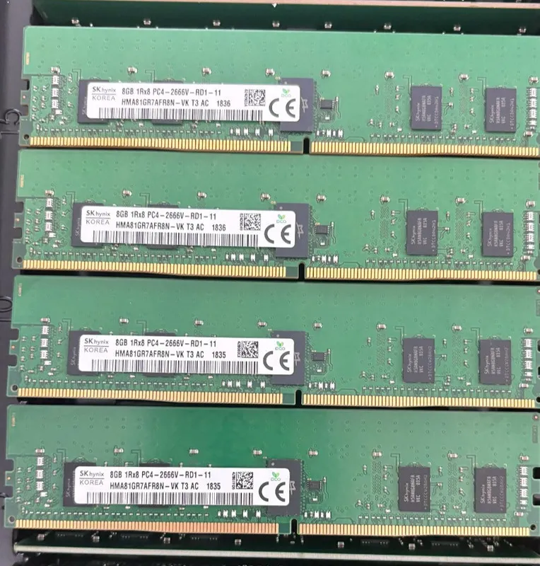 Модуль памяти SK Hynix 8GB 1Rx8 PC4-2666V-RD1-11 DDR4 SDRAM ECC RAM 2666 Mhz