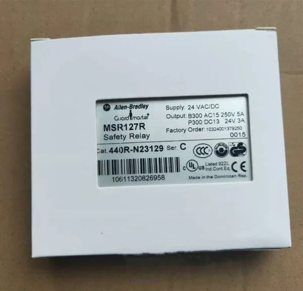 Реле безопасности 440RN23129 Allen-Bradley MSR127R Safety Relay In Box