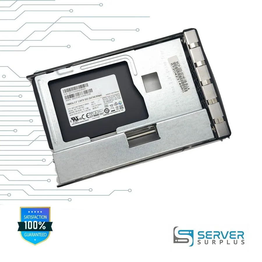 SSD-накопитель Samsung PM863a 3.84TB SATA SSD 6Gbps 2.5in 90% Health- MZ7LM3T8HM