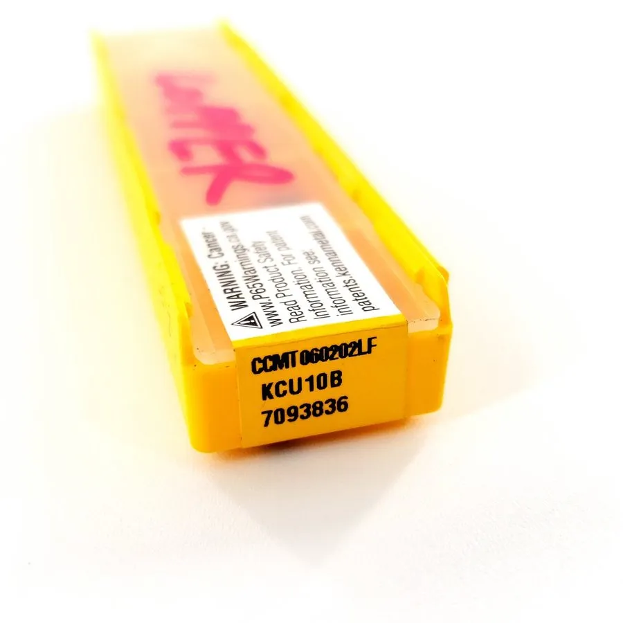 Режущий инструмент KENNAMETAL CCMT060202LF KC5010 CARBIDE INSERT CCMT21505Turnin