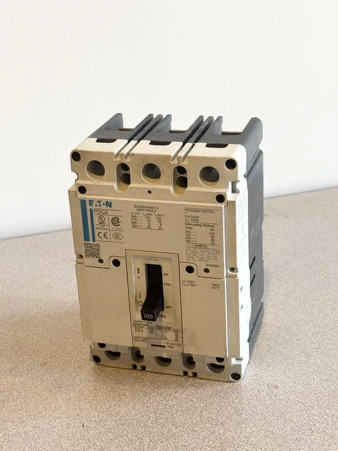 Автоматический выключатель PDG23M0100TFFL EATON 3 POLE 100A 65kA@480v CIRCUIT BR