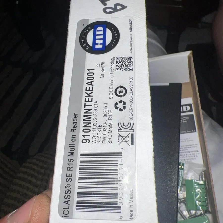 Оборудование видеонаблюдения HID 910NTNTEK00000 iCLASS SE R15 Mullion er