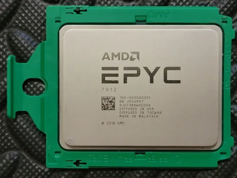 Процессор AMD EPYC 7H12 64core 128threads 256MB 2.60GHz 280W SP3 CPU processor