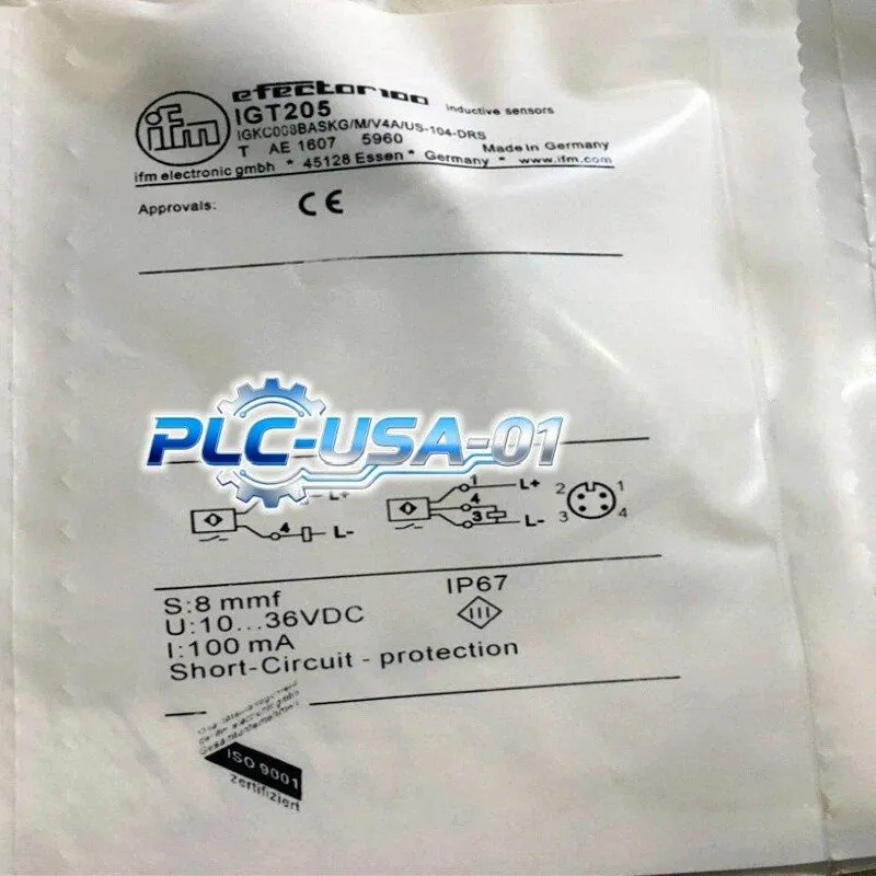Датчик приближения IFM IGT205 Proximity Sensor Connector Electronic Switch M12