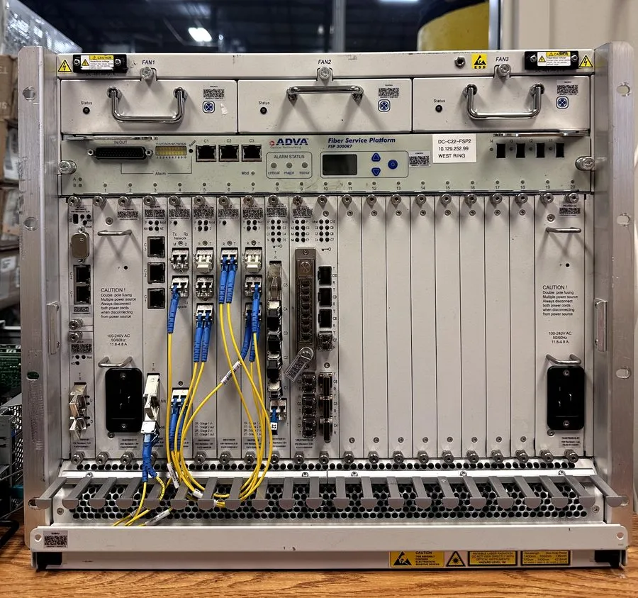 Операторское оборудование ADVA FSP 3000R7-9HU SH9HU with modules