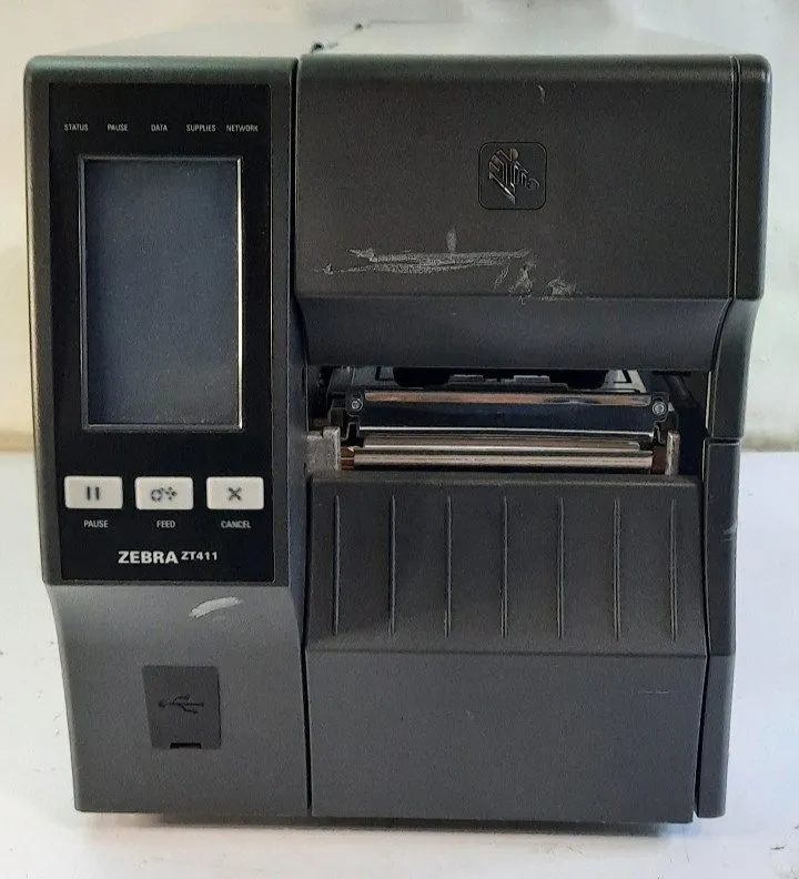 Принтер этикеток Zebra ZT411 Thermal Transfer Label Printer 300 dpi Peel Rewind 