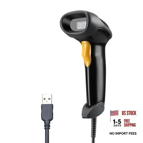 Сканер штрих-кода EYH2 Handheld USB 2D Barcode Scanner, Wired Automatic QR Code 