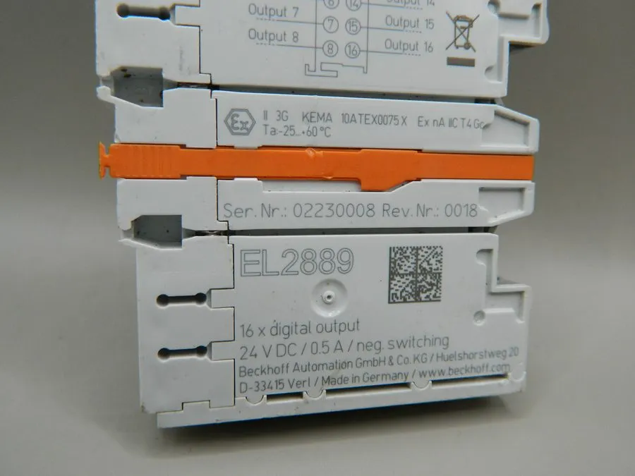 Модуль ввода-вывода Beckhoff EL2889 EtherCAT Terminal, 16-channel digital output