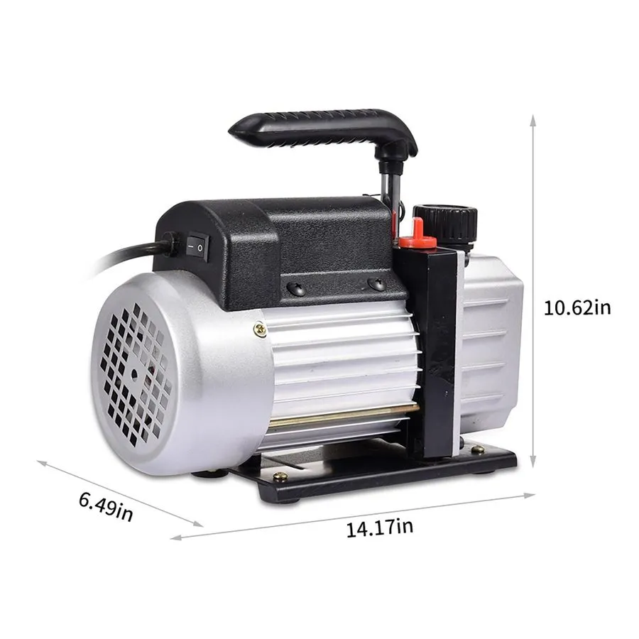 Насос 4.0CFM Vacuum Pump Air Conditioning Vacuum Pump Single-Stage Rotary Vane H — фото лота 1