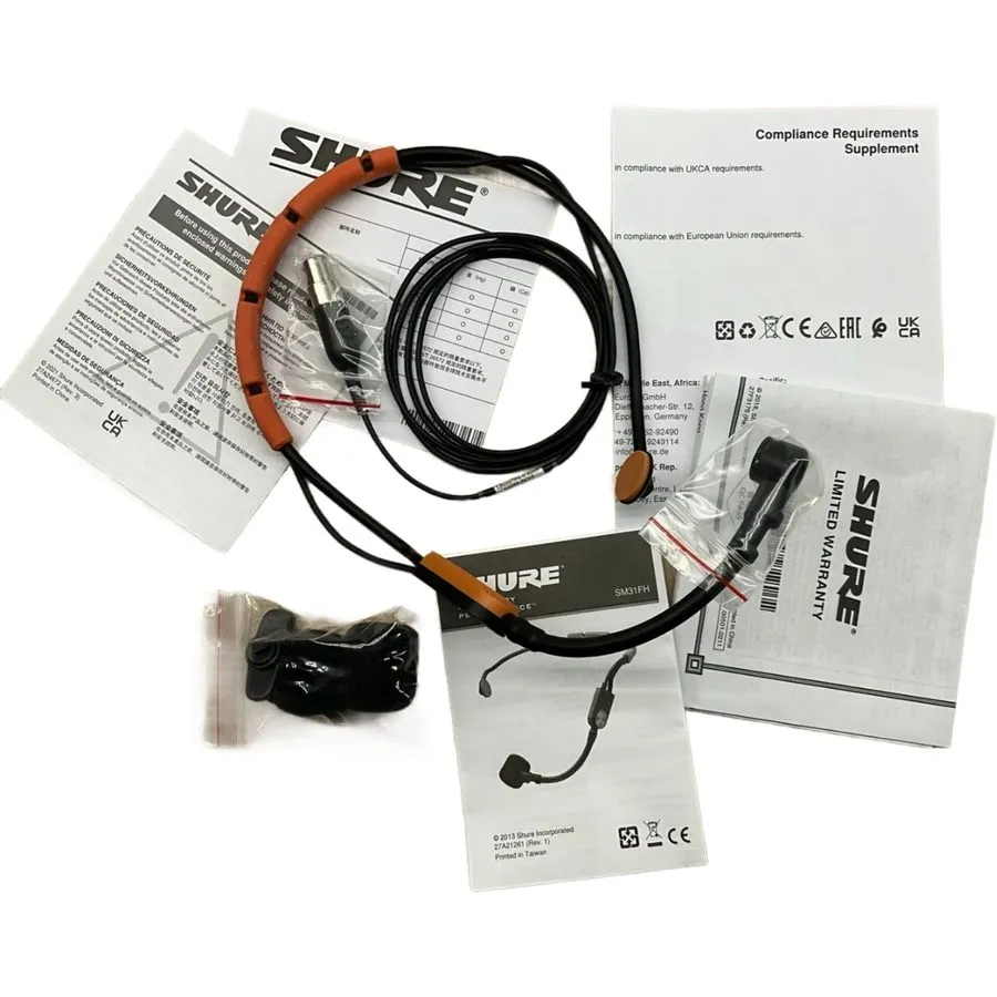 Микрофон Shure SM31FH-TQG Fitness Headset Condenser Microphone
