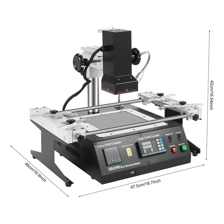 Паяльная станция 110V IR6500 BGA Rework Station Xbox360 PS3 Infrared Soldering&W — фото лота 1