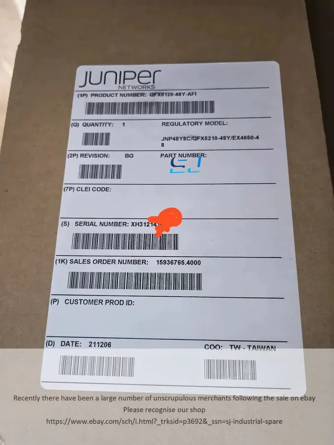 Коммутатор Juniper QFX5120-48Y-AFI Switch