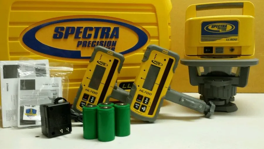 Нивелир Trimble Spectra Precision LL500 Level W/HL700 LASEROMETER DETECTOR — фото лота 1