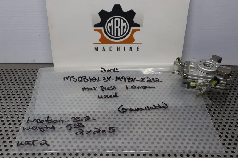 Поворотный стол SMC MSQB10L3X-M9BV-X232 Rotary Table Max Press. 1.0MPa