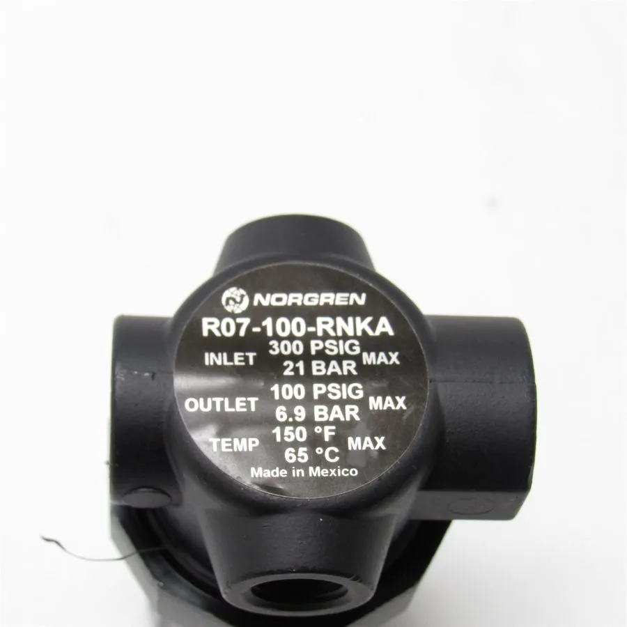 Регулятор давления NORGREN MINI PRESSURE REGULATOR R07-100-RNKA
