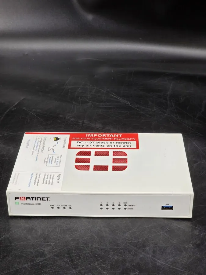 Межсетевой экран FORTINET Fortigate 30E 5Port RJ45 GE FG-30E, good