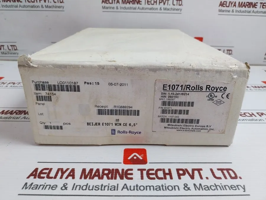Панель оператора MITSUBISHI ELECTRIC E1071 HMI Display Panel 1.5-9.0MM 24VDC — фото лота 1