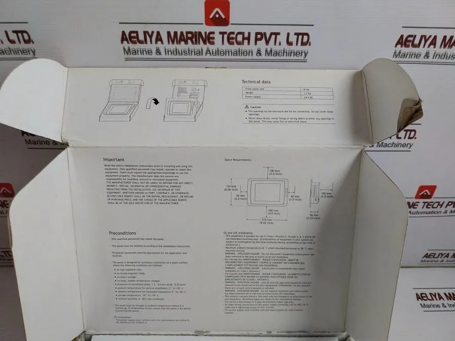 Панель оператора MITSUBISHI ELECTRIC E1071 HMI Display Panel 1.5-9.0MM 24VDC — фото лота 2